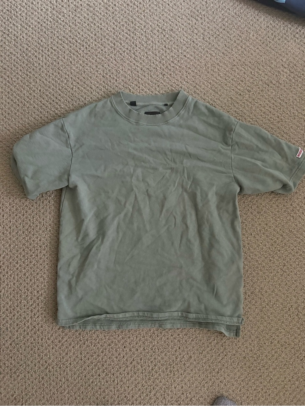 Men's Hudson’s Bay Olive Crew Neck Short-Sleeve Shirt